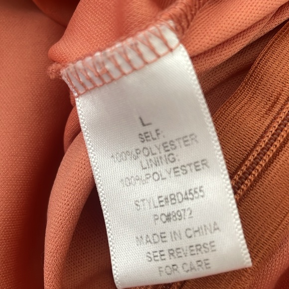 JULIANA’S Floral Baby Doll Dress Women's Large Deep V-neck Strappy Strapless - Picture 7 of 9